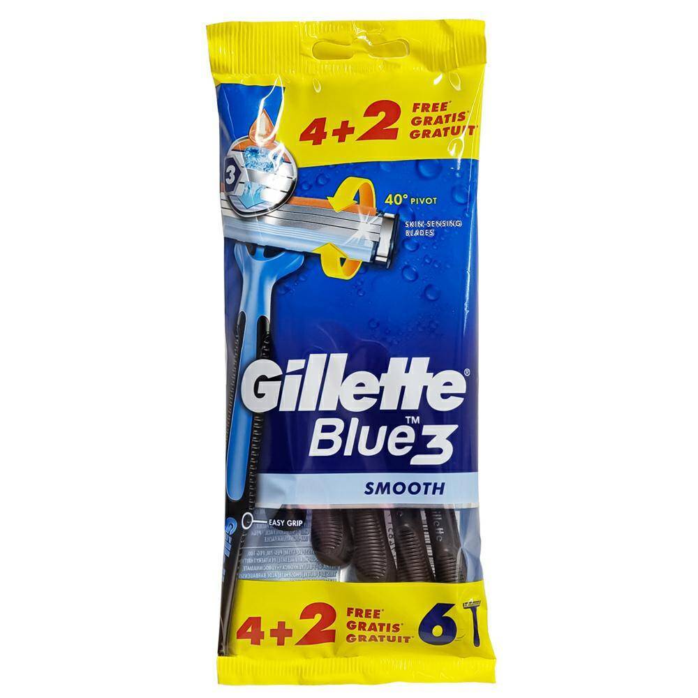 GILLETTE Maszynka do golenia Blue3 6 szt
