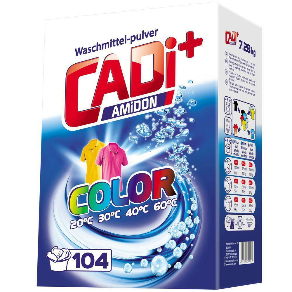 CADI+ Proszek 104 Prań 7,28kg Color