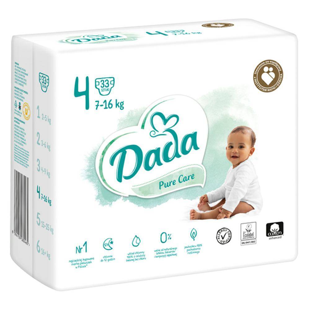 DADA Pure Care 4 Maxi 33 Pieluchy (4)