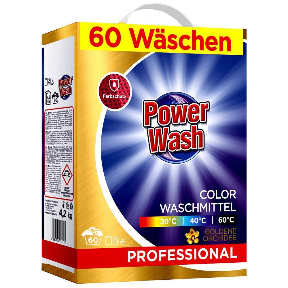 POWER WASH Proszek 60 Prań 4,2Kg Color
