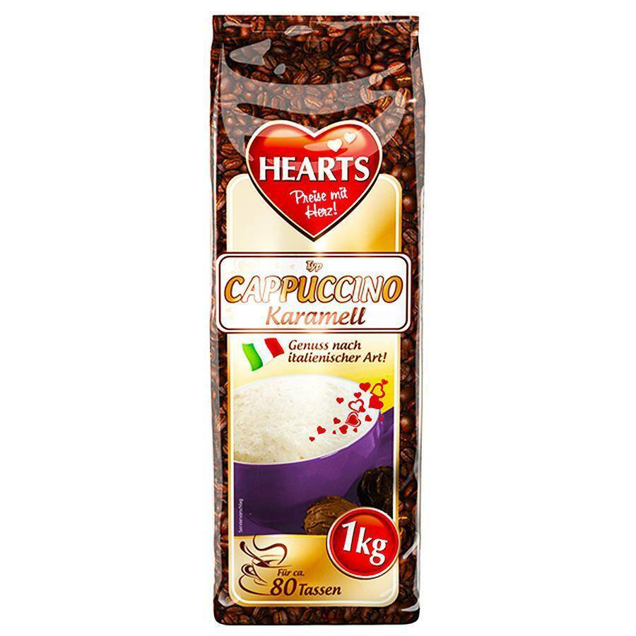 HEARTS Cappucino 1kg Caramel (10)