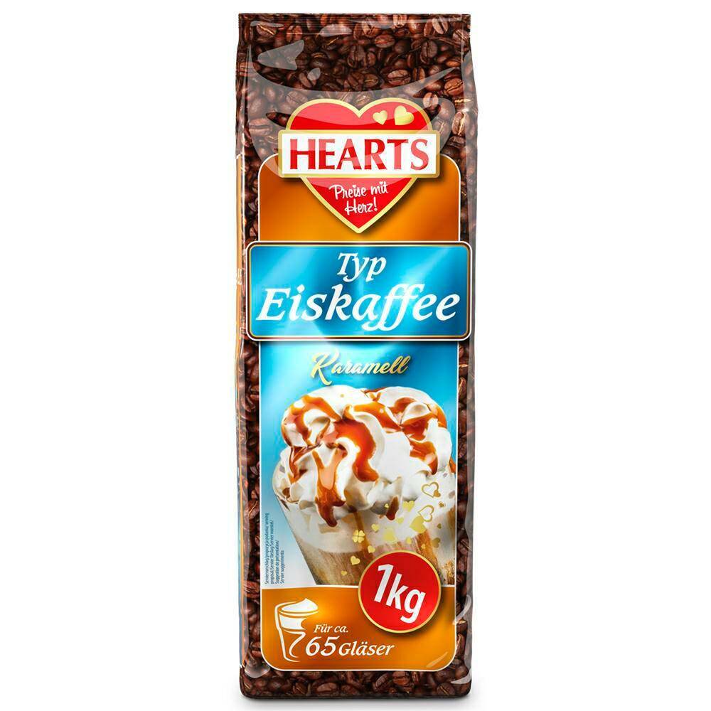 HEARTS Cappucino 1kg Caramel (10) Ice