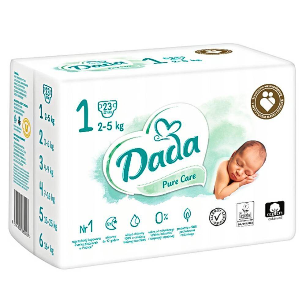 DADA Pure Care 1 Newborn 23 Pieluchy (6)