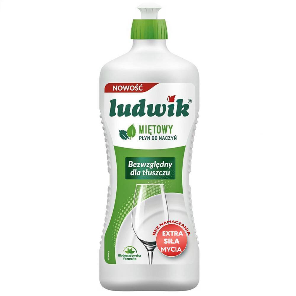 LUDWIK Płyn do naczyń 900ml Mięta (12)