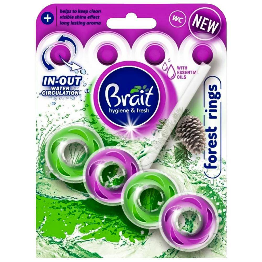 BRAIT Kostka do WC 40g Rings Forest (12)