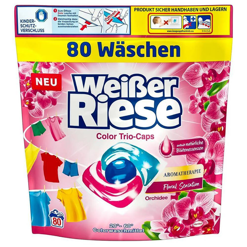 Weißer Riese 80 TrioCaps Color Orchidee