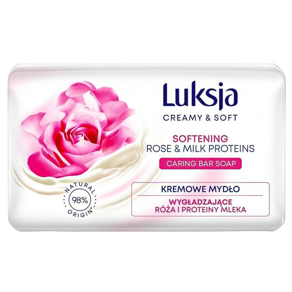 LUKSJA Mydło 90g Róża/ Rose & Milk