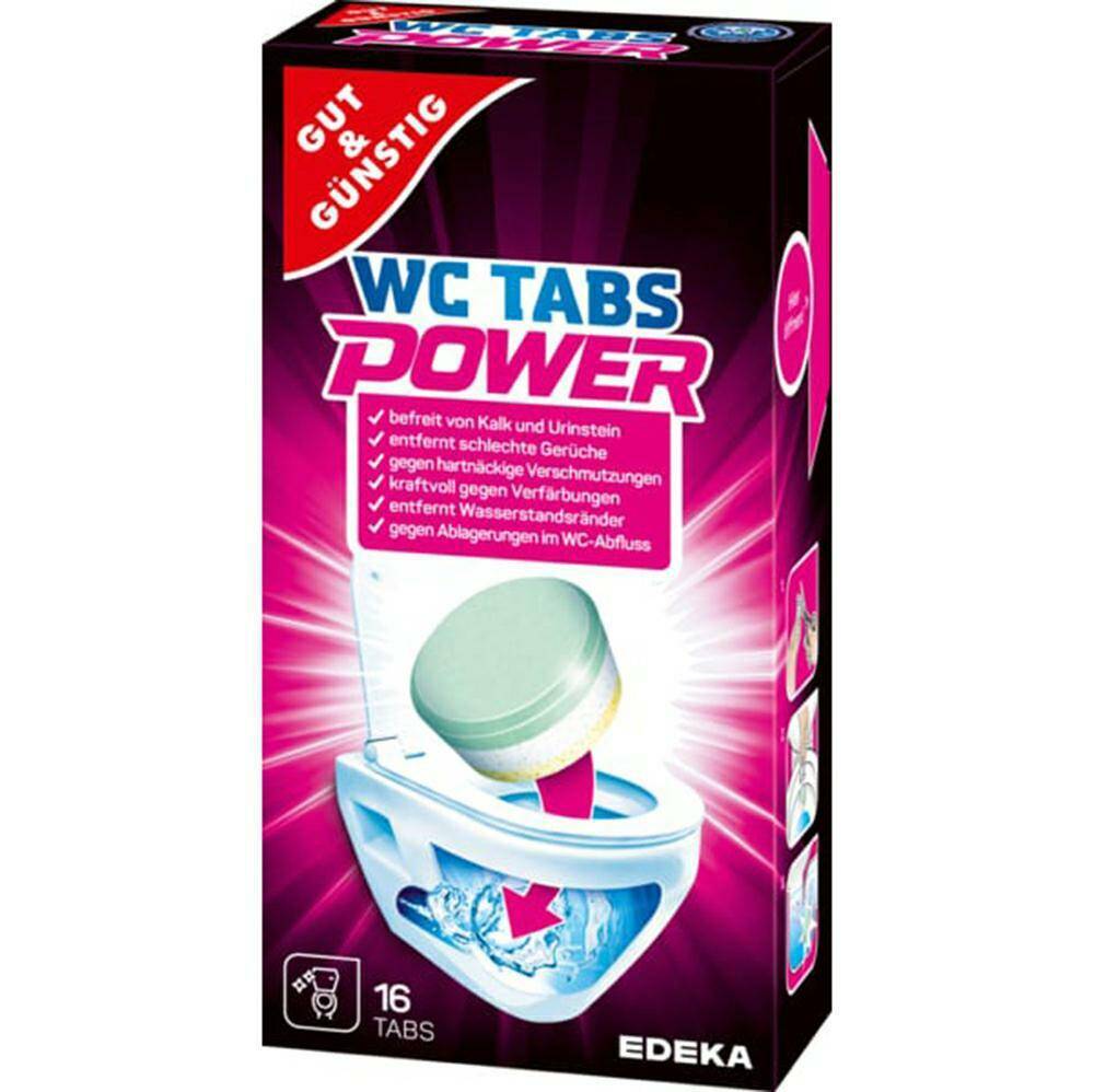 G&G Tabletki do WC 16szt Power Tabs 400g