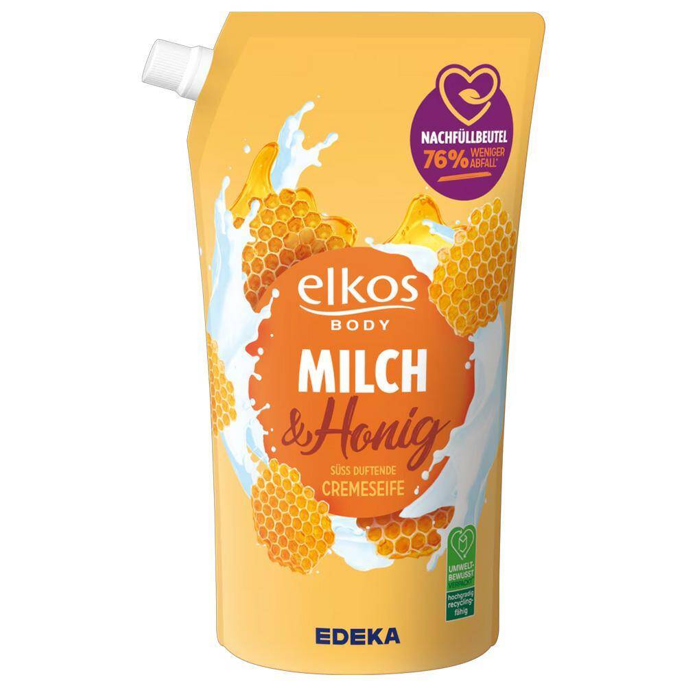 ELKOS Mydło w płynie 1L Milch&Honig (8)