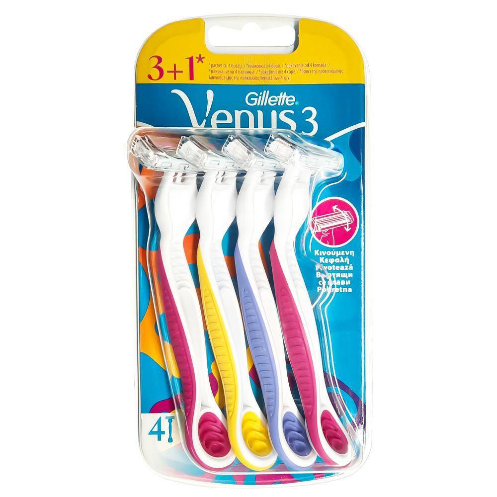 GILLETTE Maszynki do golenia Venus3 4