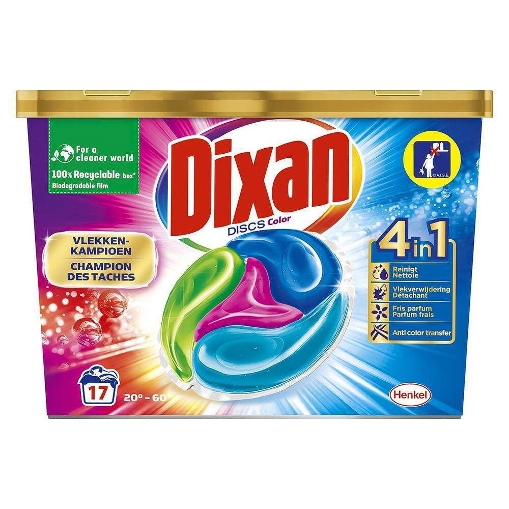 DIXAN 4w1 17 Discs Color (6) Kapsułki do