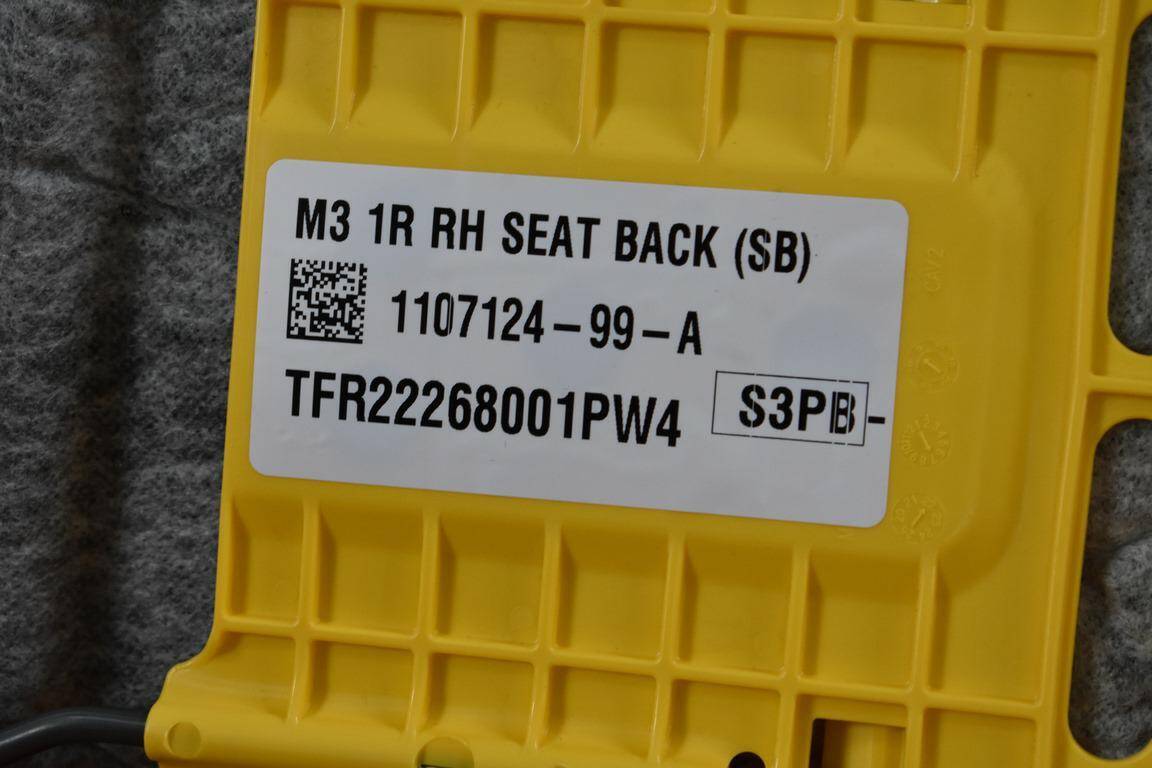 Siedzenie fotel pasażera prawy TESLA (Zdjęcie 14)