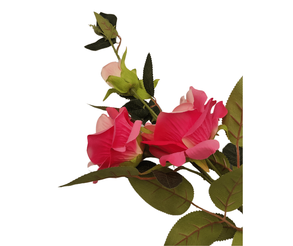 Gałązka Róża 50-36 Cieniowany Różowy