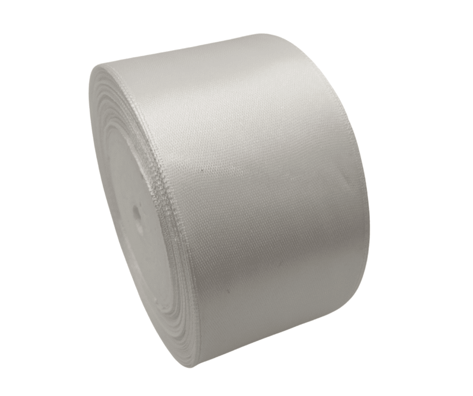 WSTĄŻKA ATŁASOWA 50MM-32M FS00-01 BIAŁY