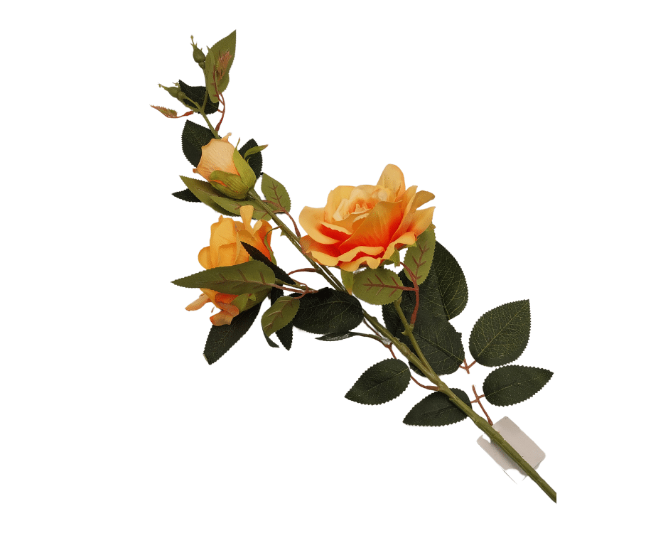 Gałązka Róża 50-36 Pomarańczowa