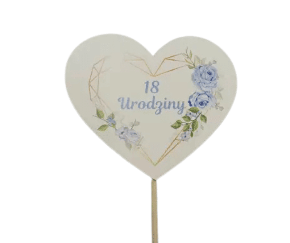 Toper Pik Serce 18 Urodziny