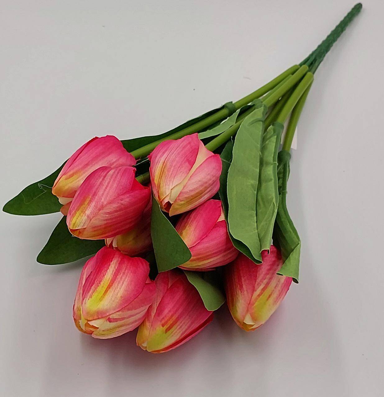 CV26813-5 Tulipan Bukiet x9 Jasny Róż