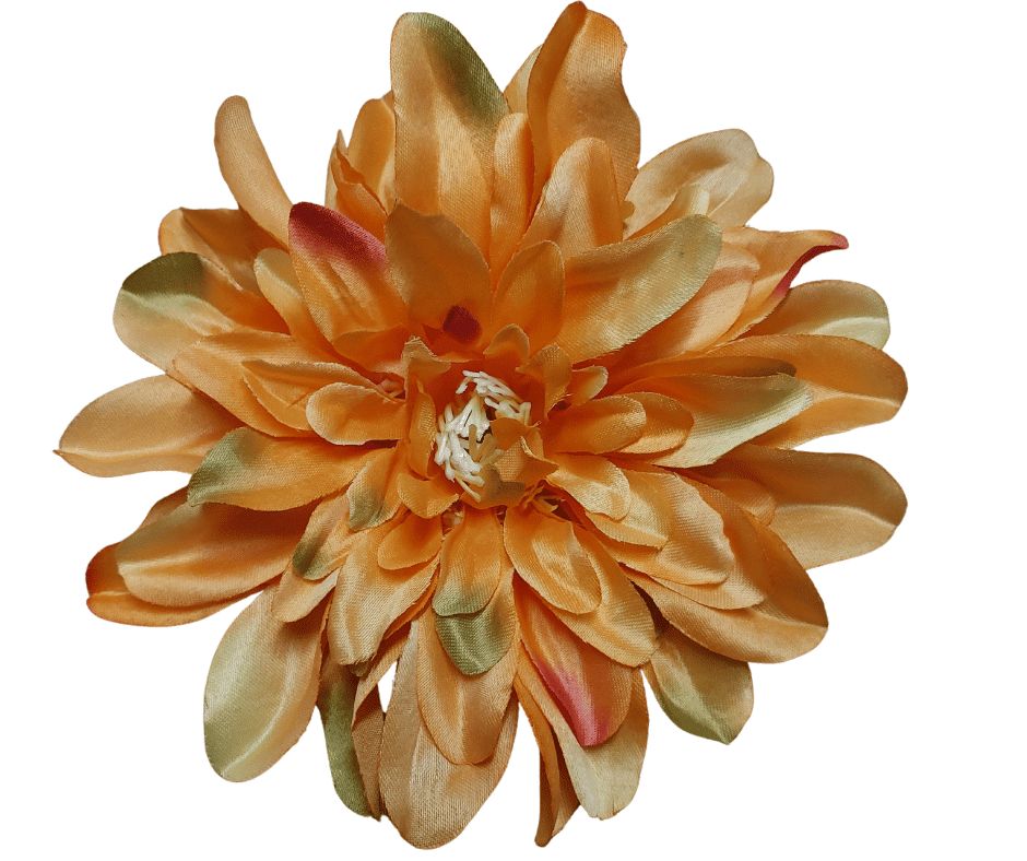 Kwiat Wyrobowy Dalia L046 SalmonRedGreen