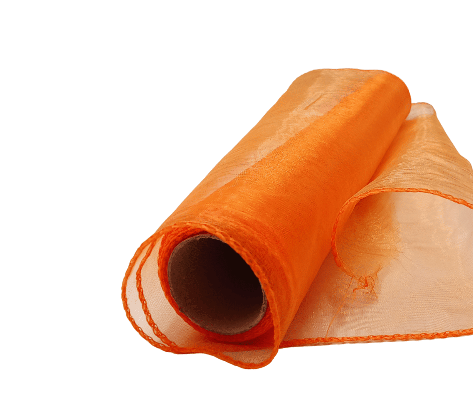 Organza 40cm x 9y 5054 Pomarańczowy