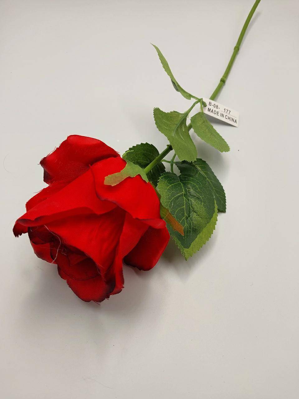 Gałązka Róża B08-177 Red W./Black