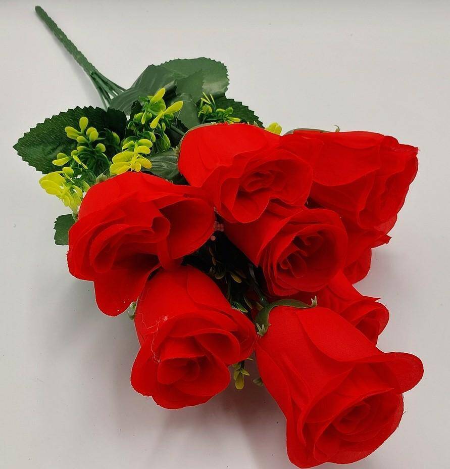 Bukiet Róża A076 Czerwony 53cm