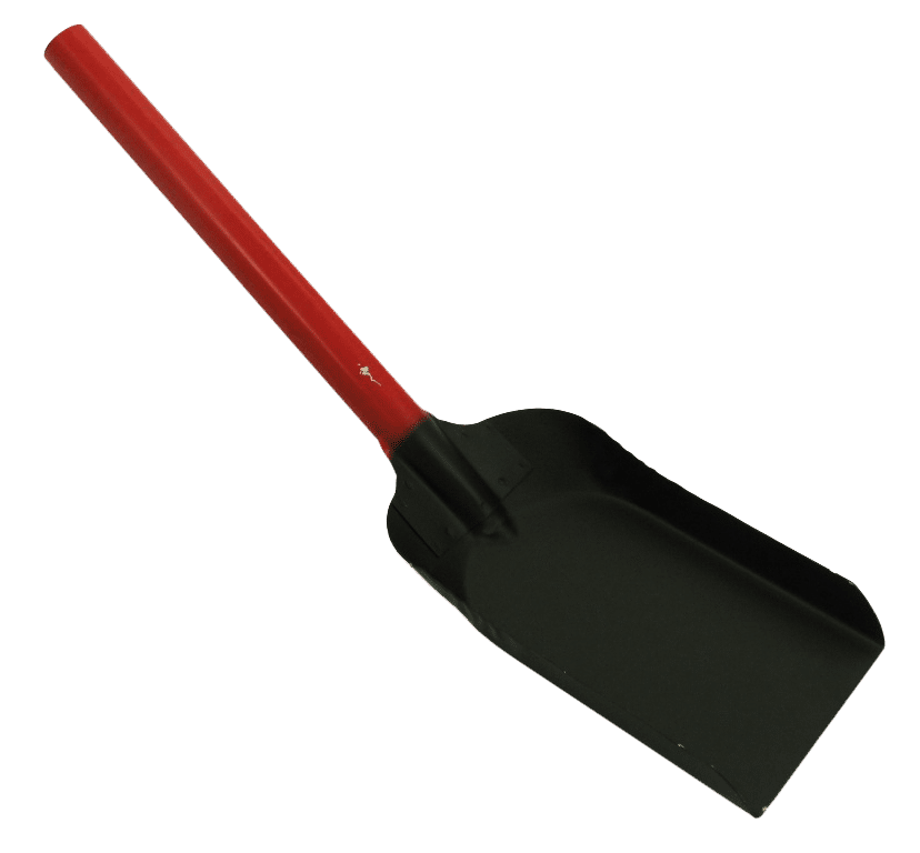 Łopatka do węgla CZARNO-CZERWONA