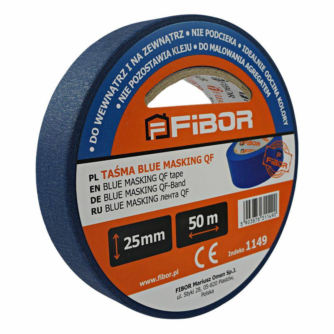 Taśma BLUE Masking QF 25mm x 50m
