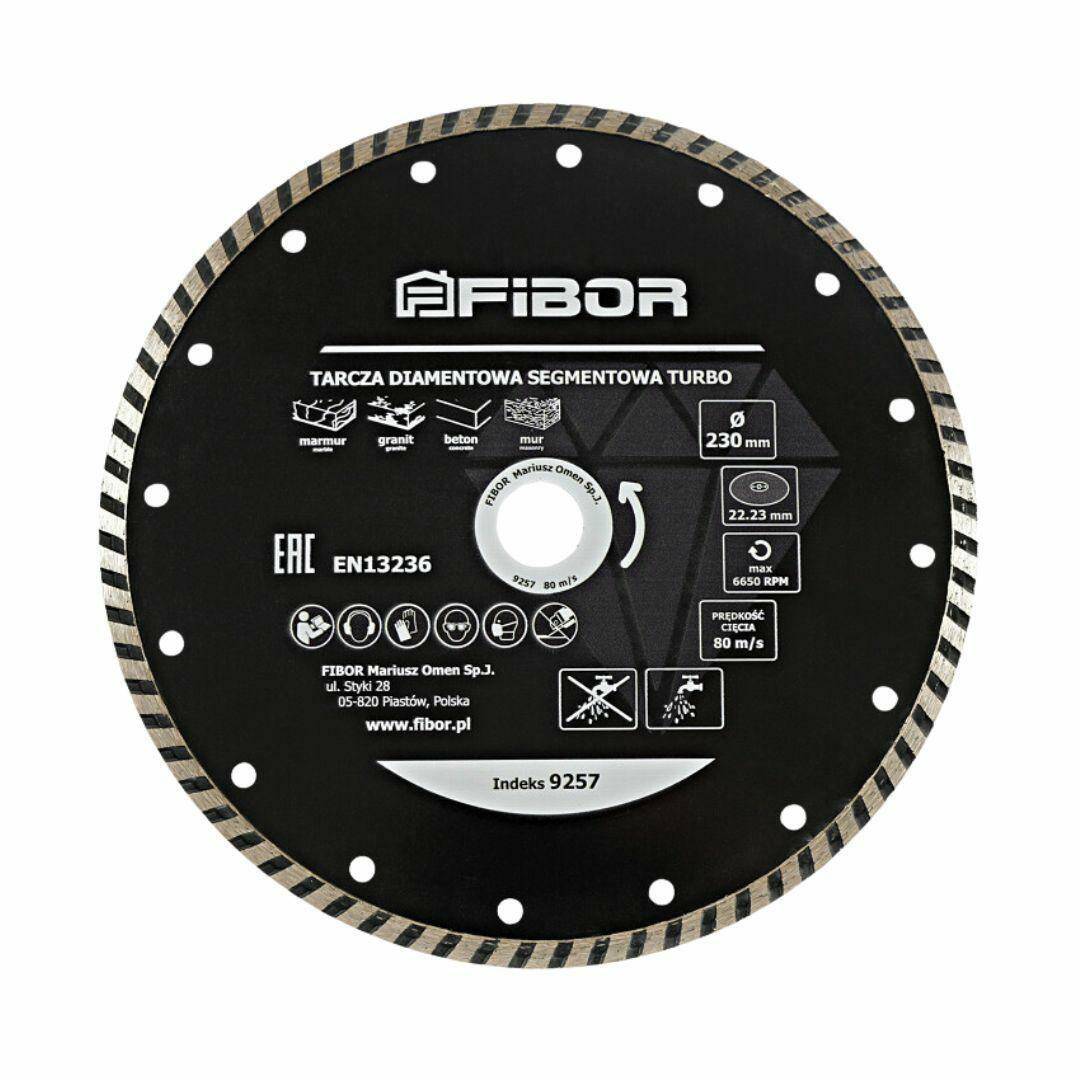 Tarcza diament TURBO 230mm