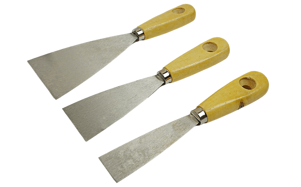 SZPACHELKI 3 szt. (3, 5, 8 cm) rączka