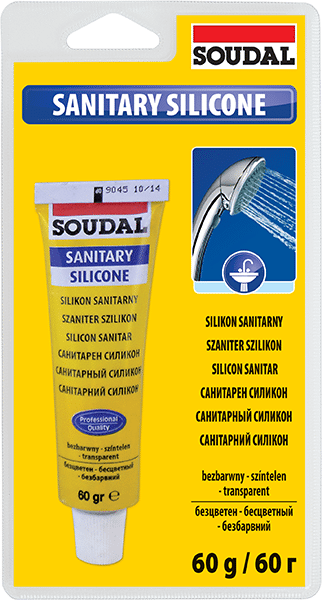 SILIKON w tubce SANITARNY 60g BEZBARWNY