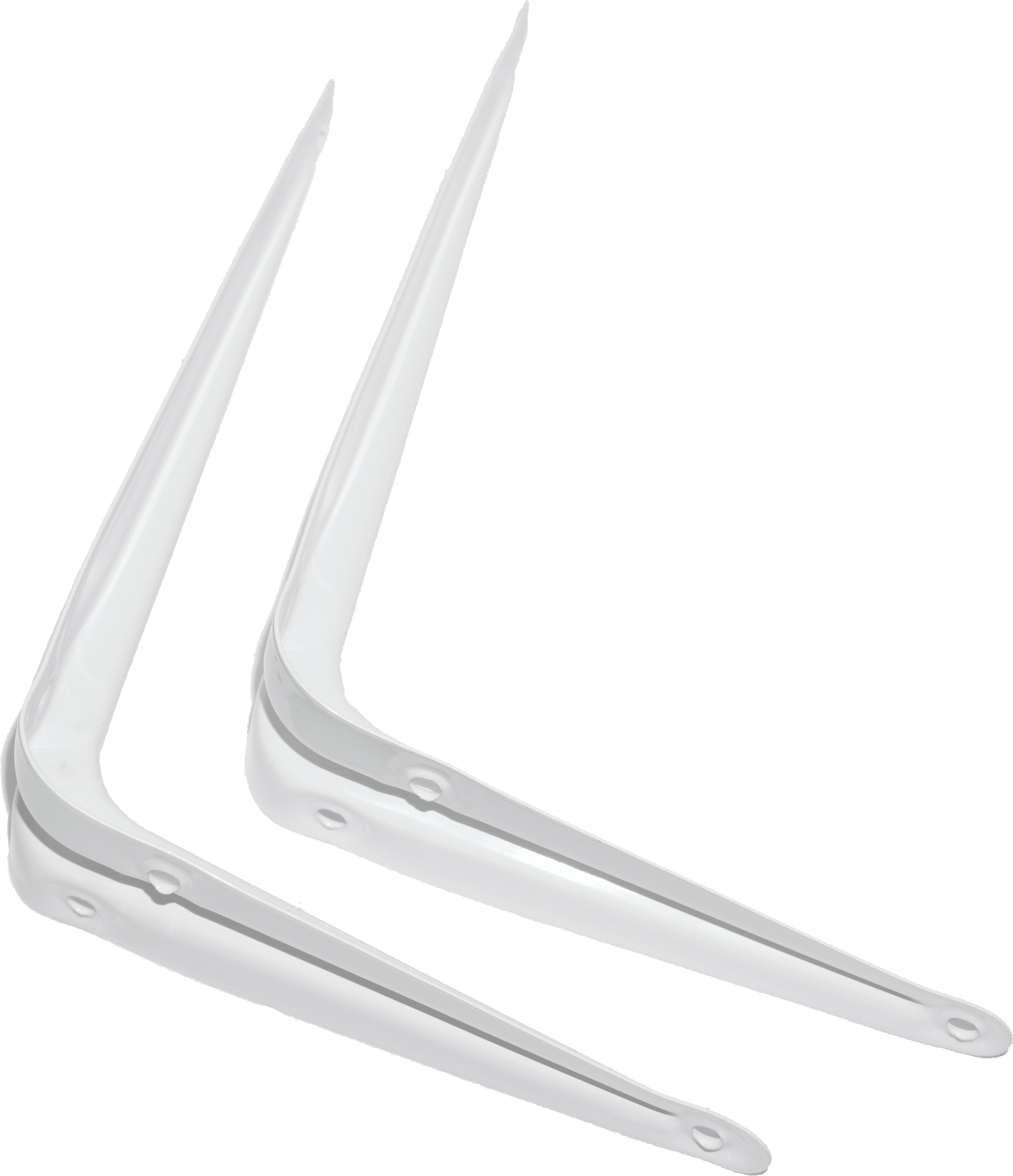 Kątownik pod półkę BIAŁY 200x250