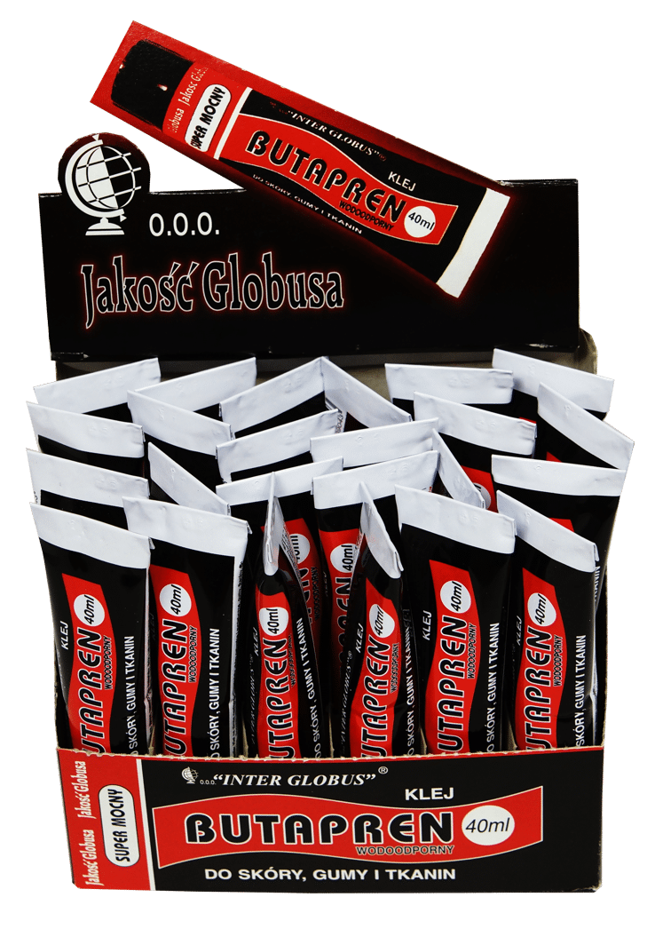Klej BUTAPREN 40ml Ekspozytor 24szt.