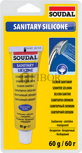 SILIKON w tubce SANITARNY 60g BEZBARWNY