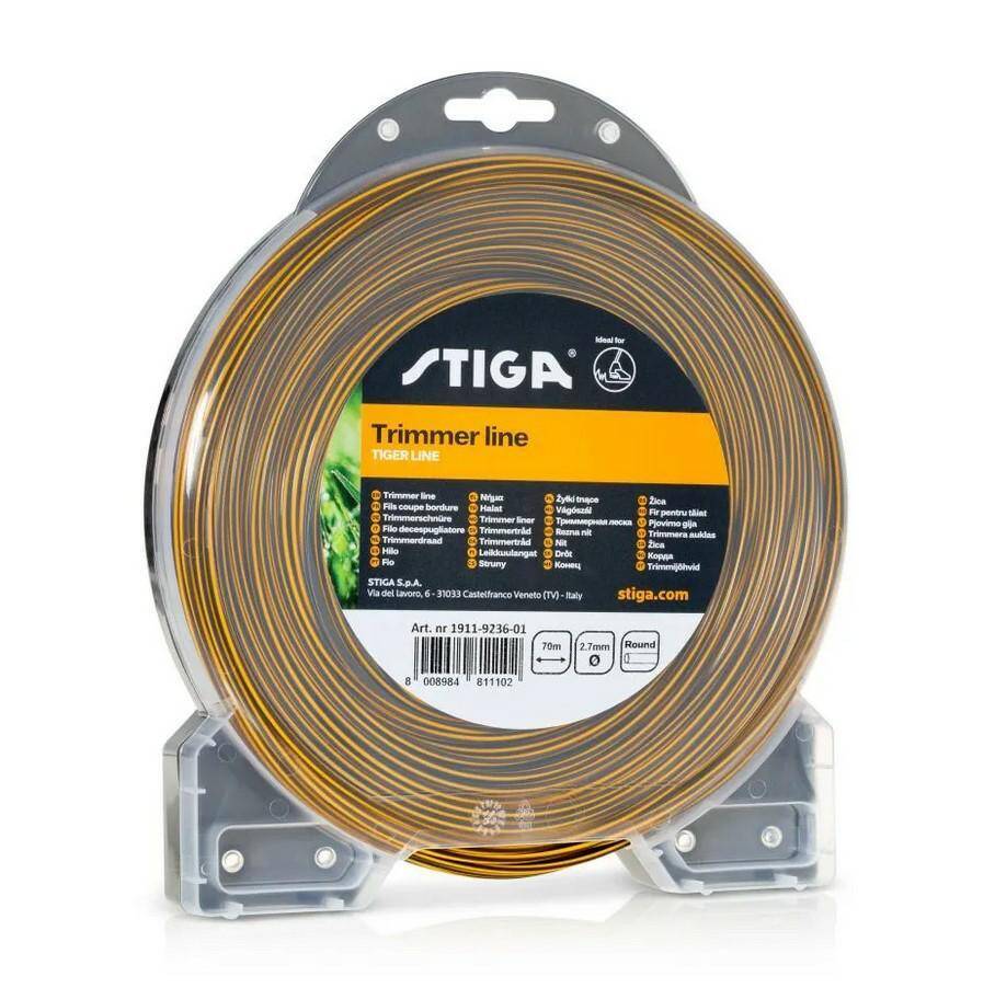 Żyłka tnąca STIGA TIGER OKRĄGŁA blister 2.7mm 70m