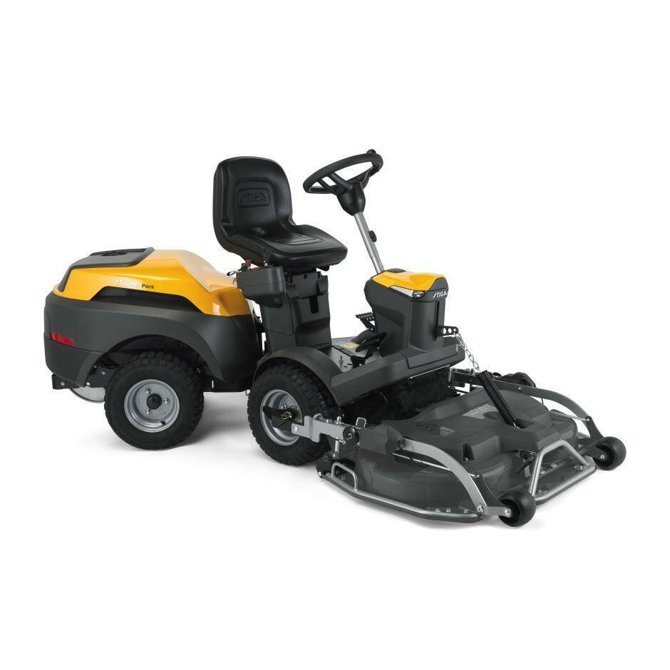 Traktor ogrodowy STIGA Park 500 W + agregat koszący COMBI 100 El QF + myjka HPS 235 R