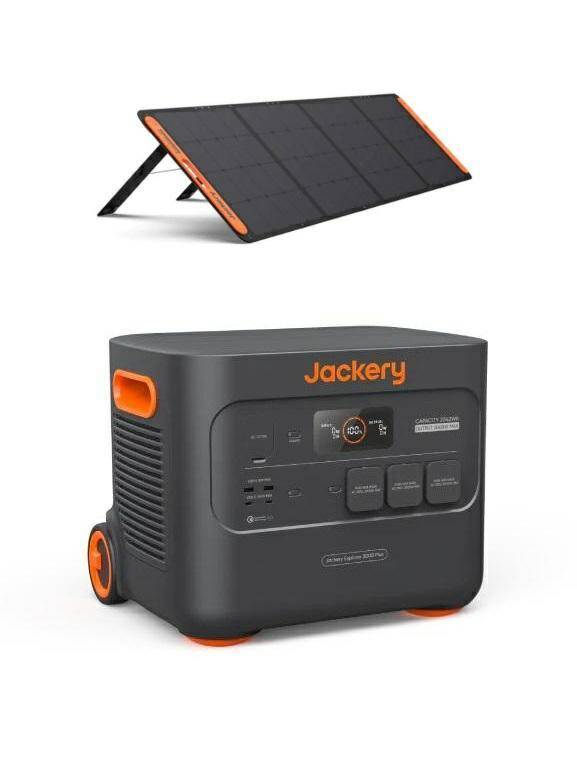 Generator Solarny Jackery 2000 PLUS + 1x SolarSaga 200