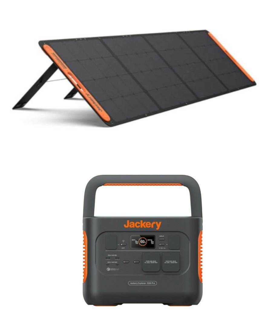 Generator Solarny Jackery 1000EU PRO + 1x SolarSaga 200 (Zdjęcie 1)
