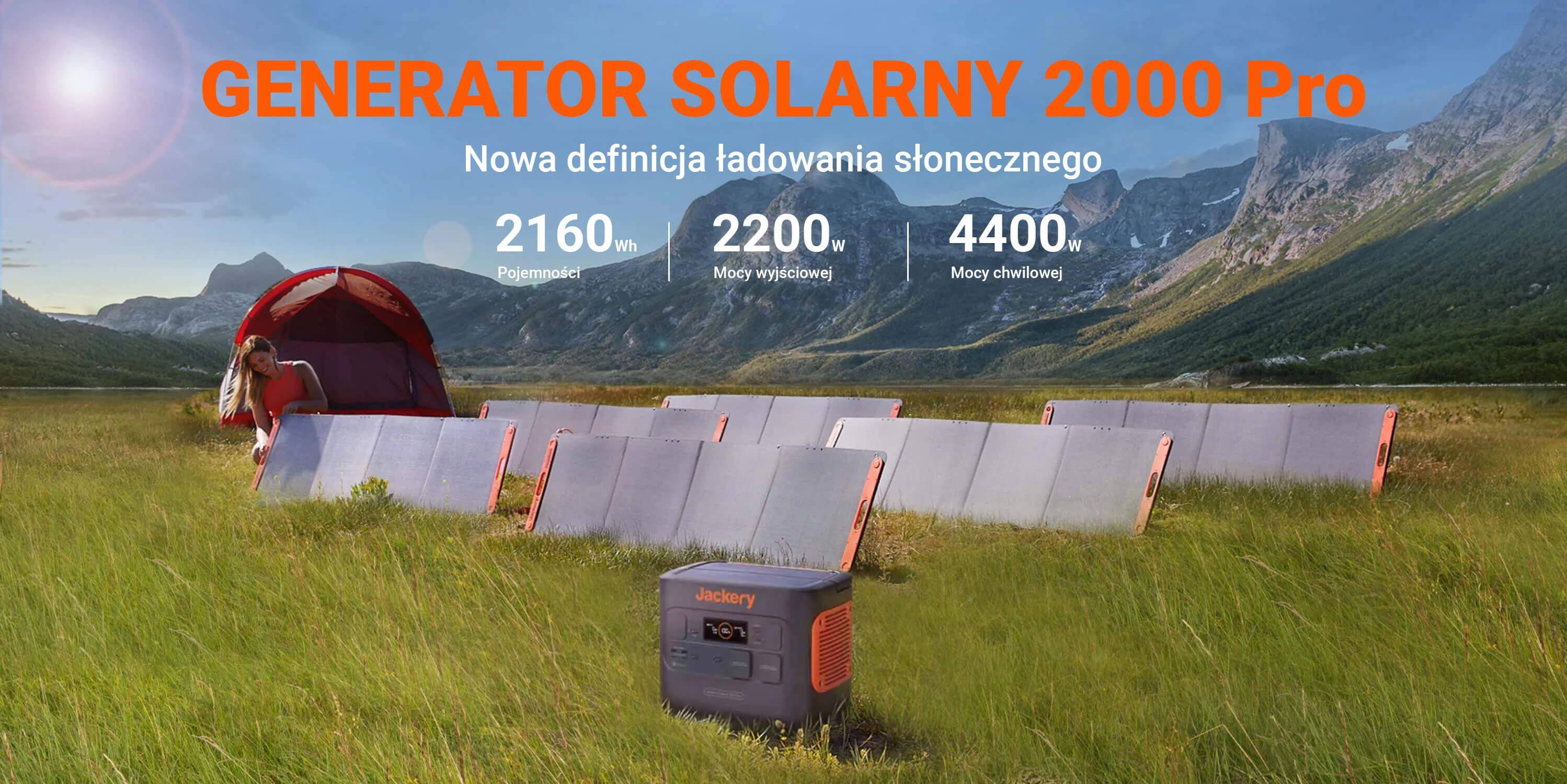 Generator Solarny Jackery 2000 PRO + 1x SolarSaga 200 (Zdjęcie 6)