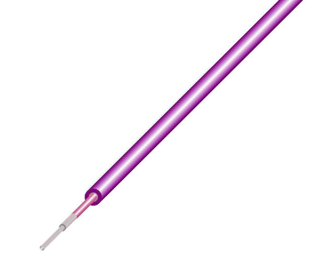 0,6mm OM4 50/125 Fioletowy Półścisły