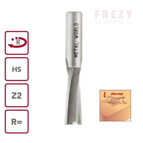 Frez HS 20x42x90 z=2 do rzeźbienia prawy