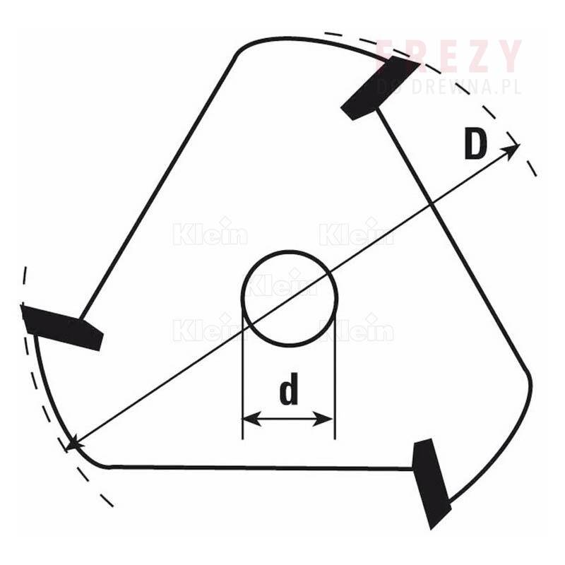 Frez piłkowy D=47.6 B=6 z=3 d=8 (Zdjęcie 4)