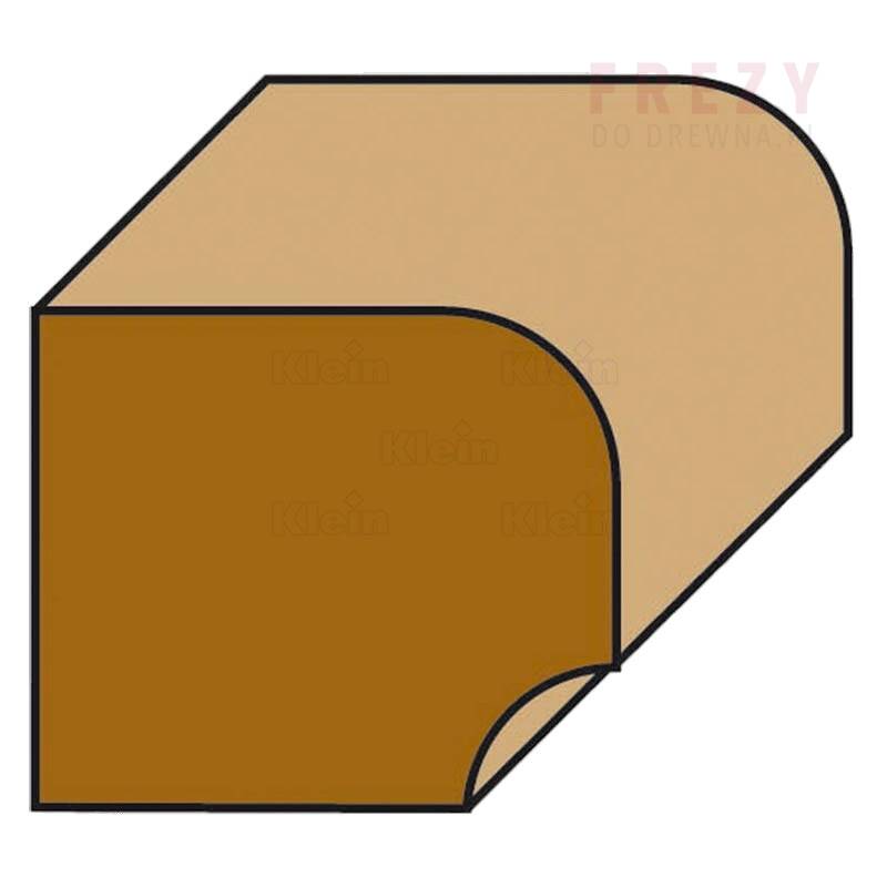 Frez HM z łożyskiem 2xR=9, 5 D=35 S=6 (Zdjęcie 2)