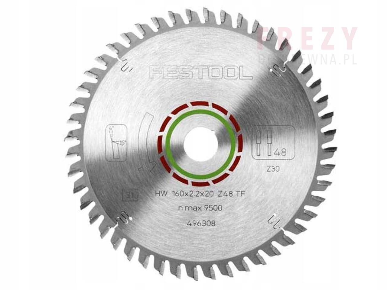 Piła HM 160x2,2x20 z=48TF