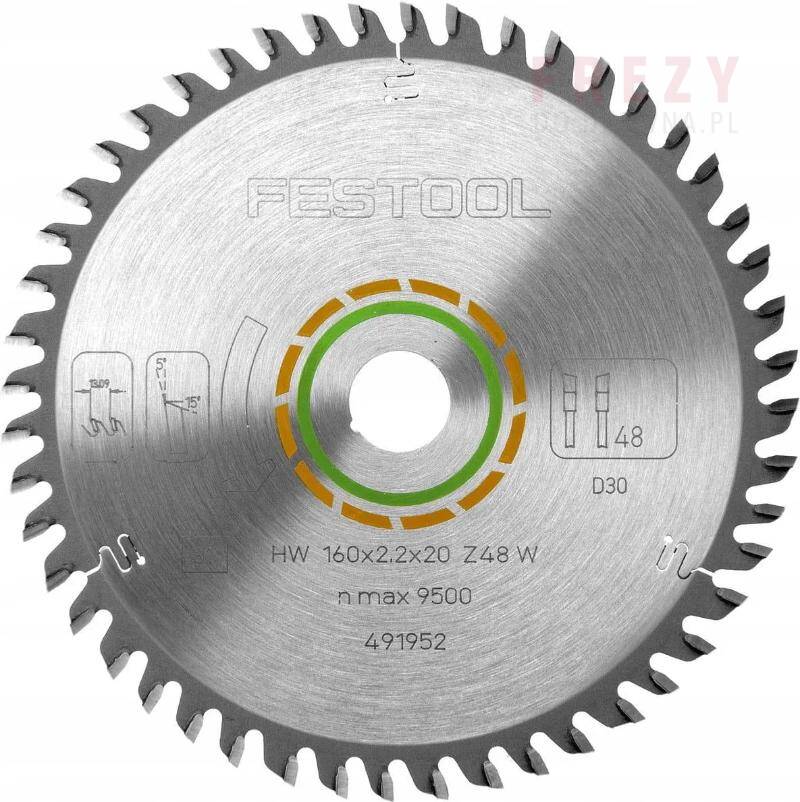 Piła HM 160x2,2x20 z=48W