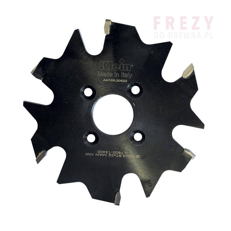 Frez do lamelownicy D=100 d=22 B=3.96
