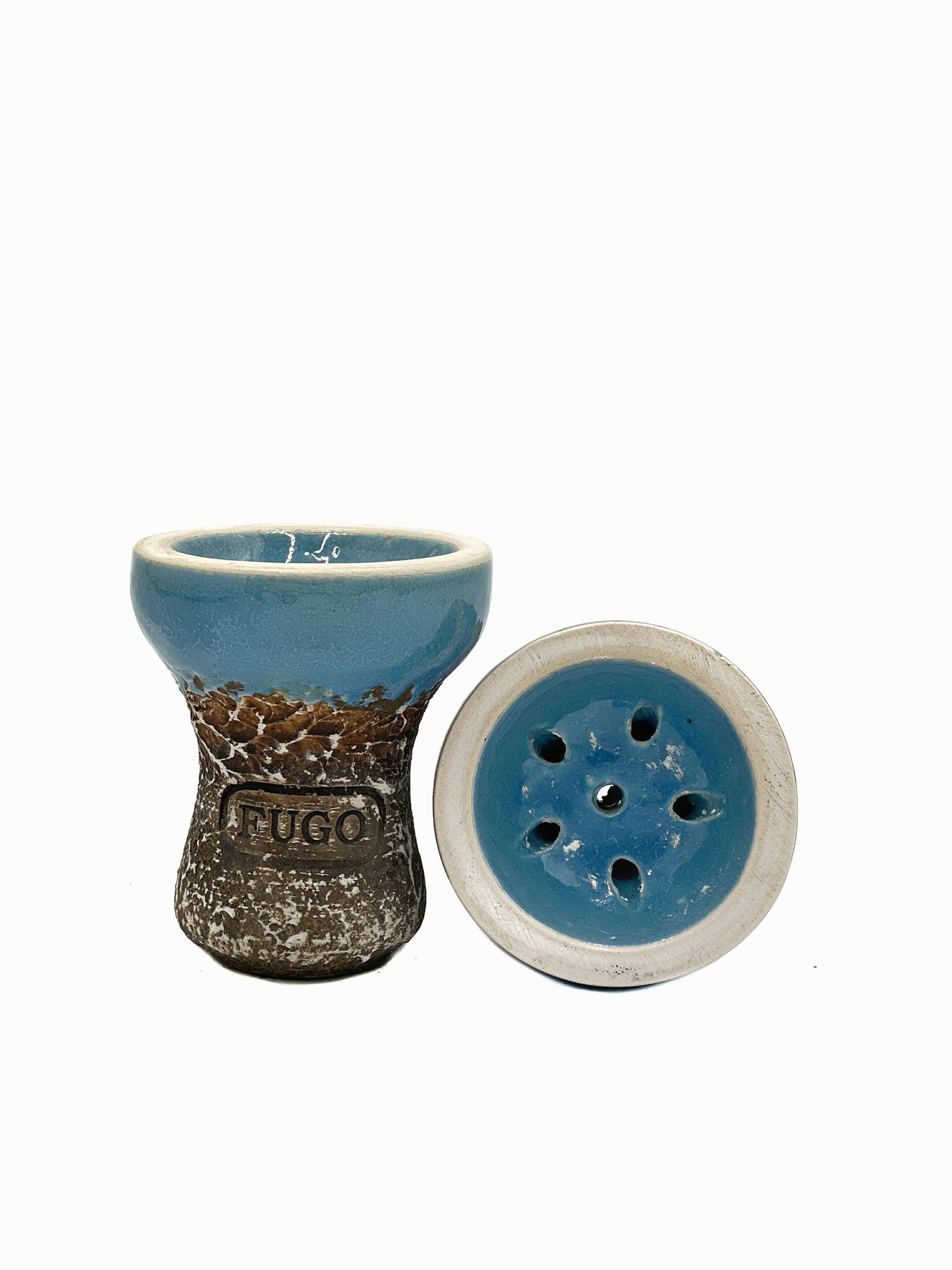 Чаша глиняная FUGO Turka Glaze BLUE