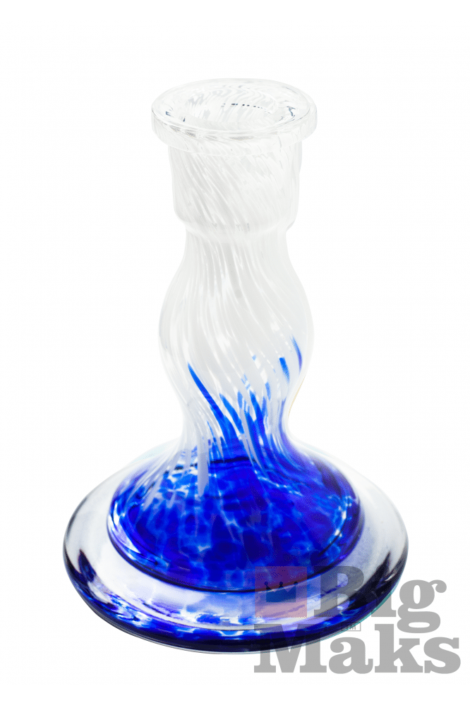 Glass base Big Maks Elegant White-Blue
