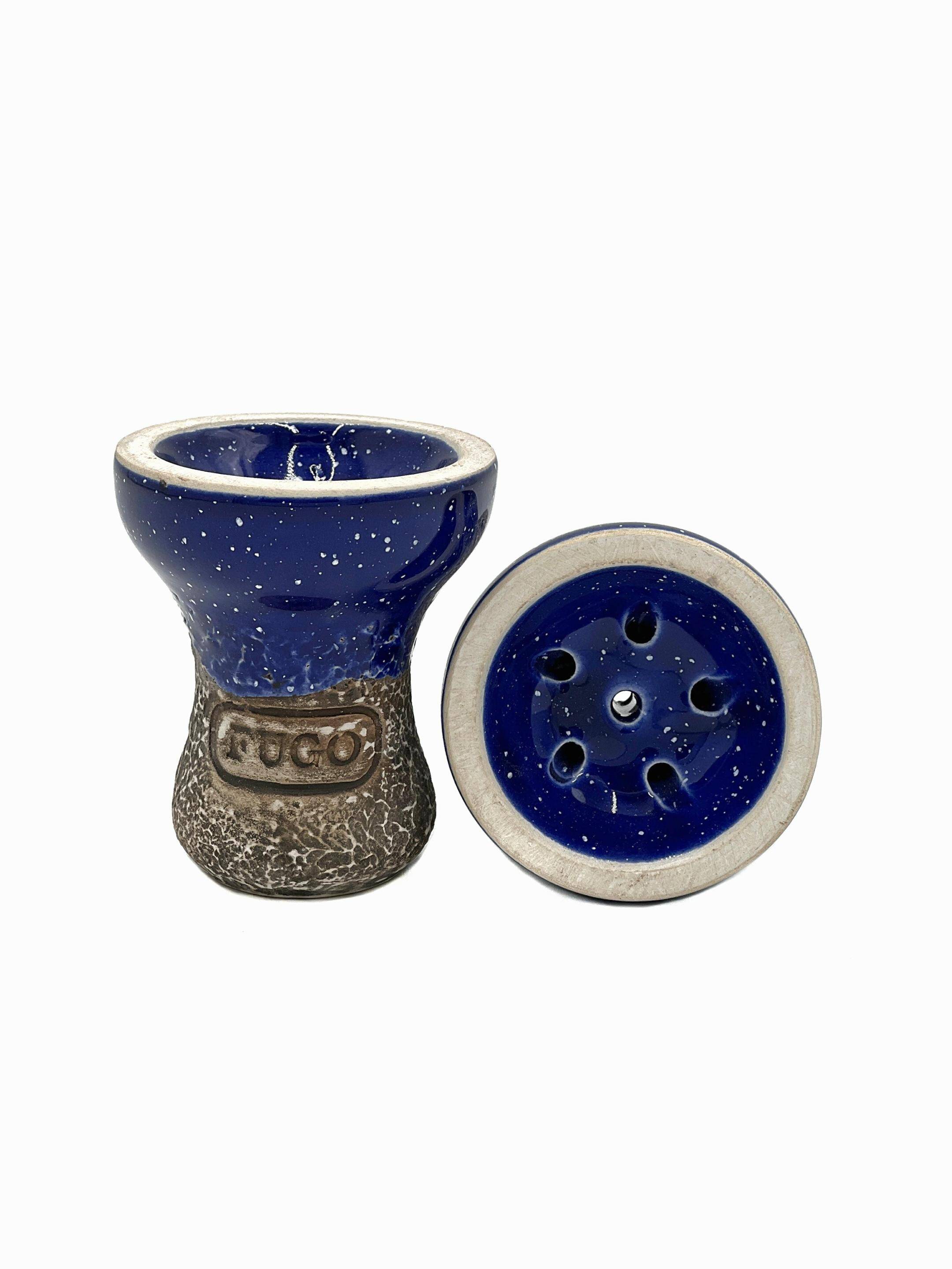 Чаша глиняная FUGO Turka Glaze SPACE BLUE