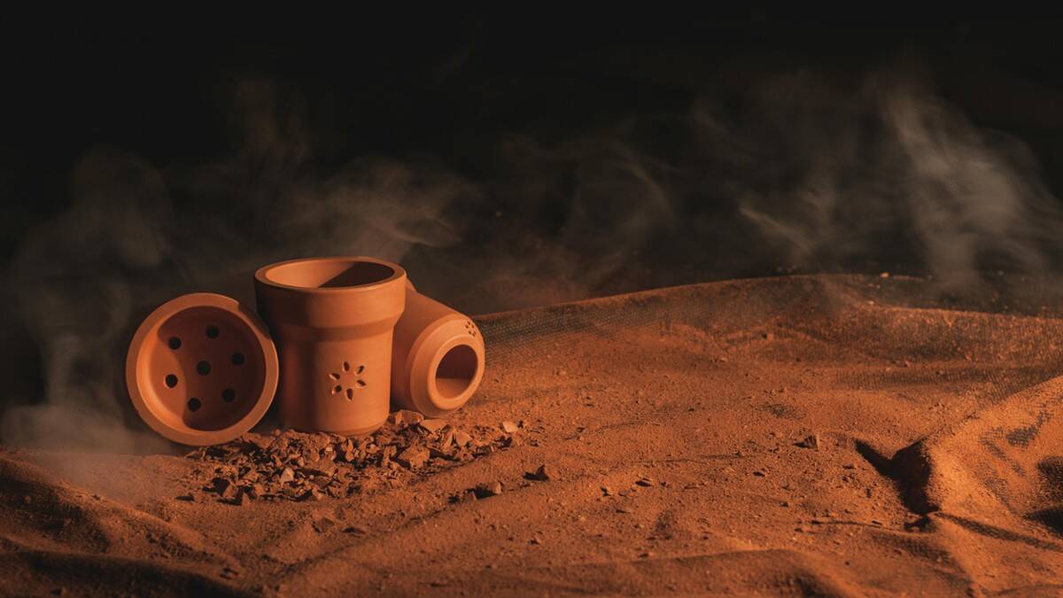 Clay hookah bowl Solaris Mars