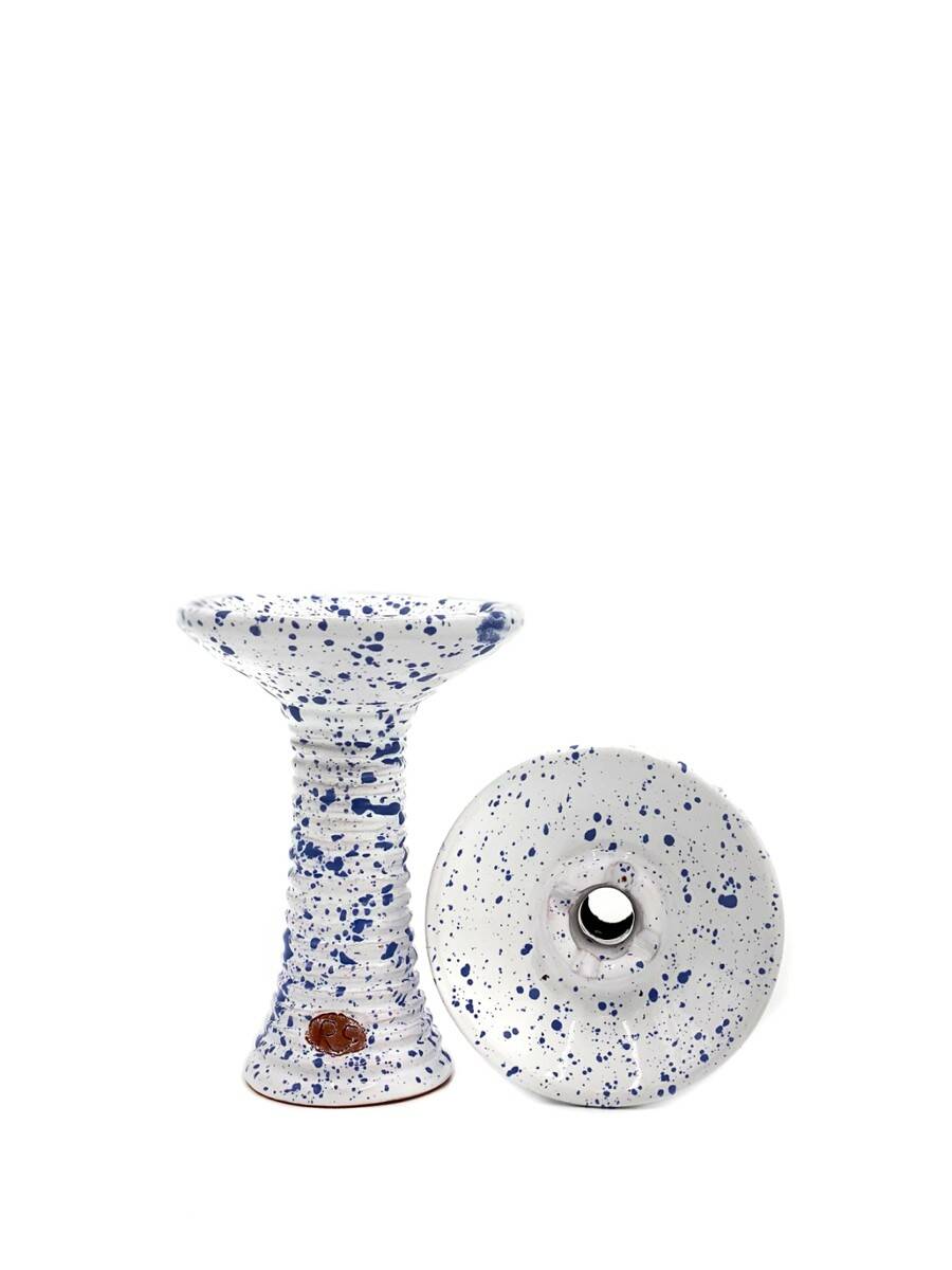Чаша глиняная RS PL White/Blue
